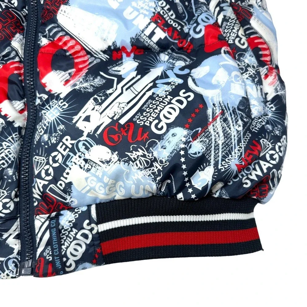 G-UNIT‎ x Premium Goods 50¢ Puffer Jacket Vest Size XL Hip Hop Streetwear Y2K
